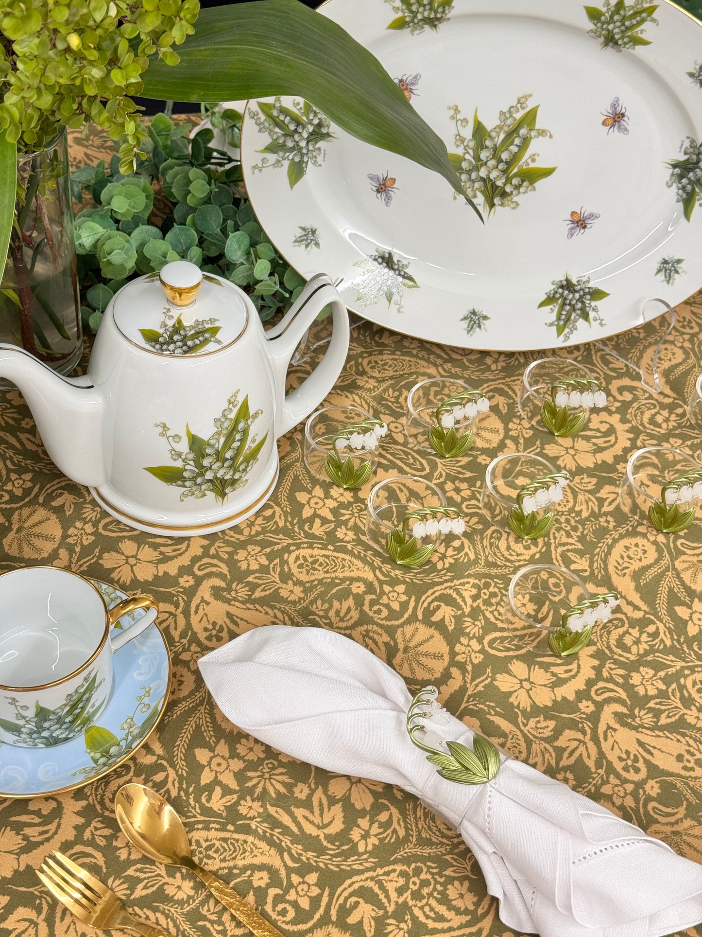 Lily Of The Valley Napkin Ring (Set of 10)