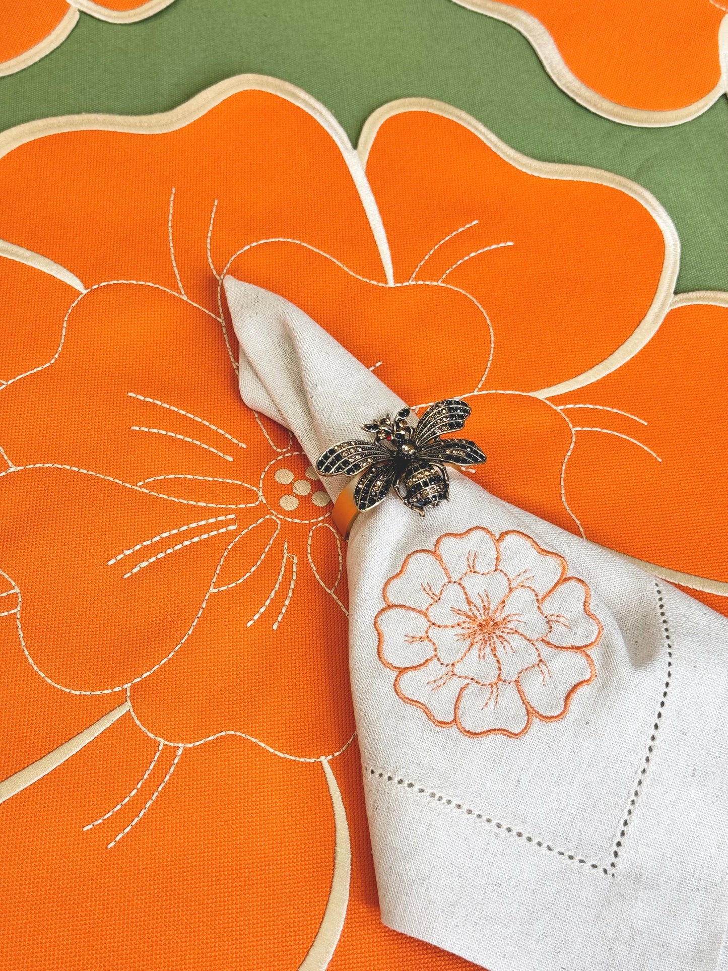 Bee Napkin Ring (set of 2)