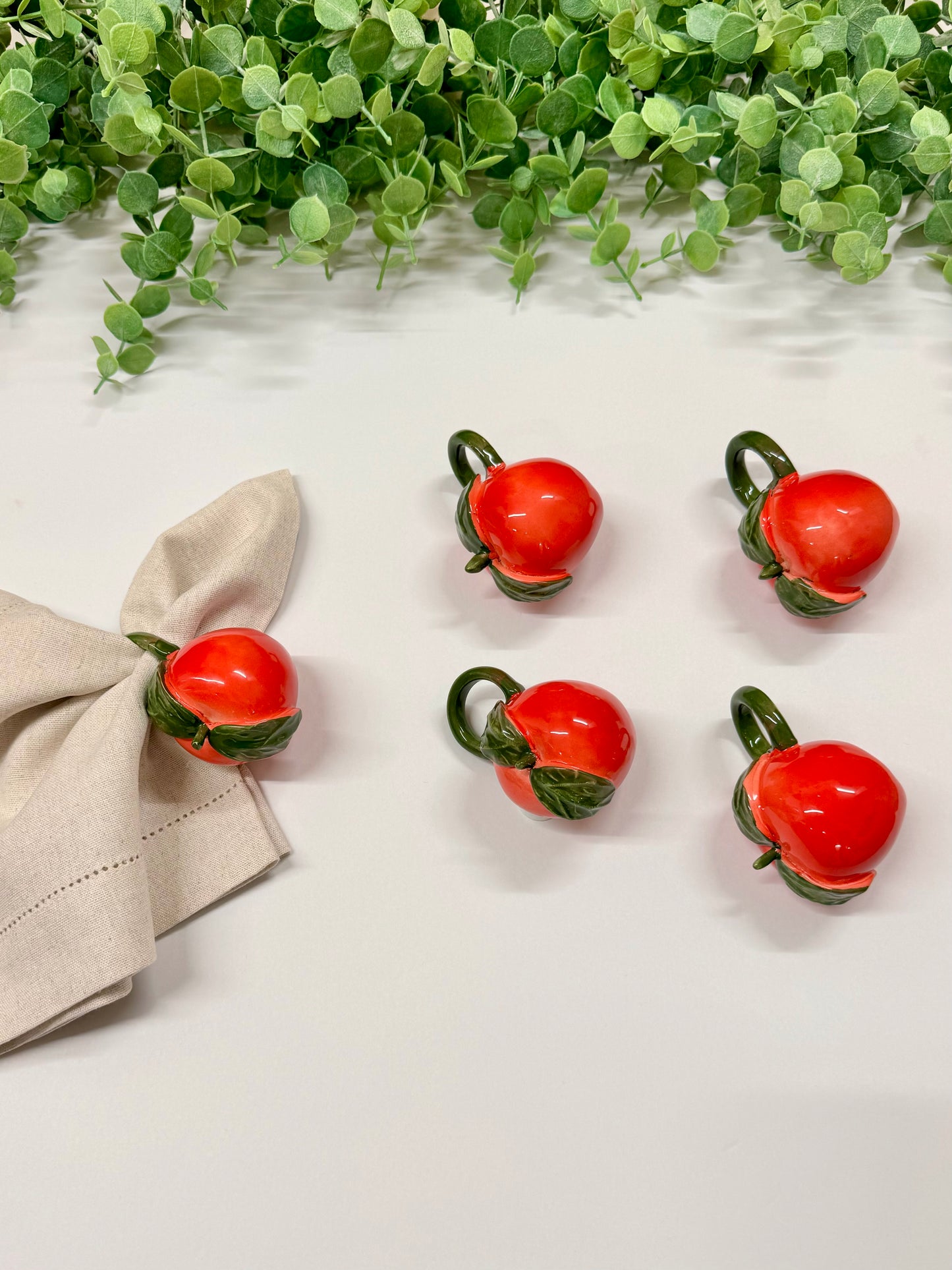 Apple Napkin Ring (set of 2)