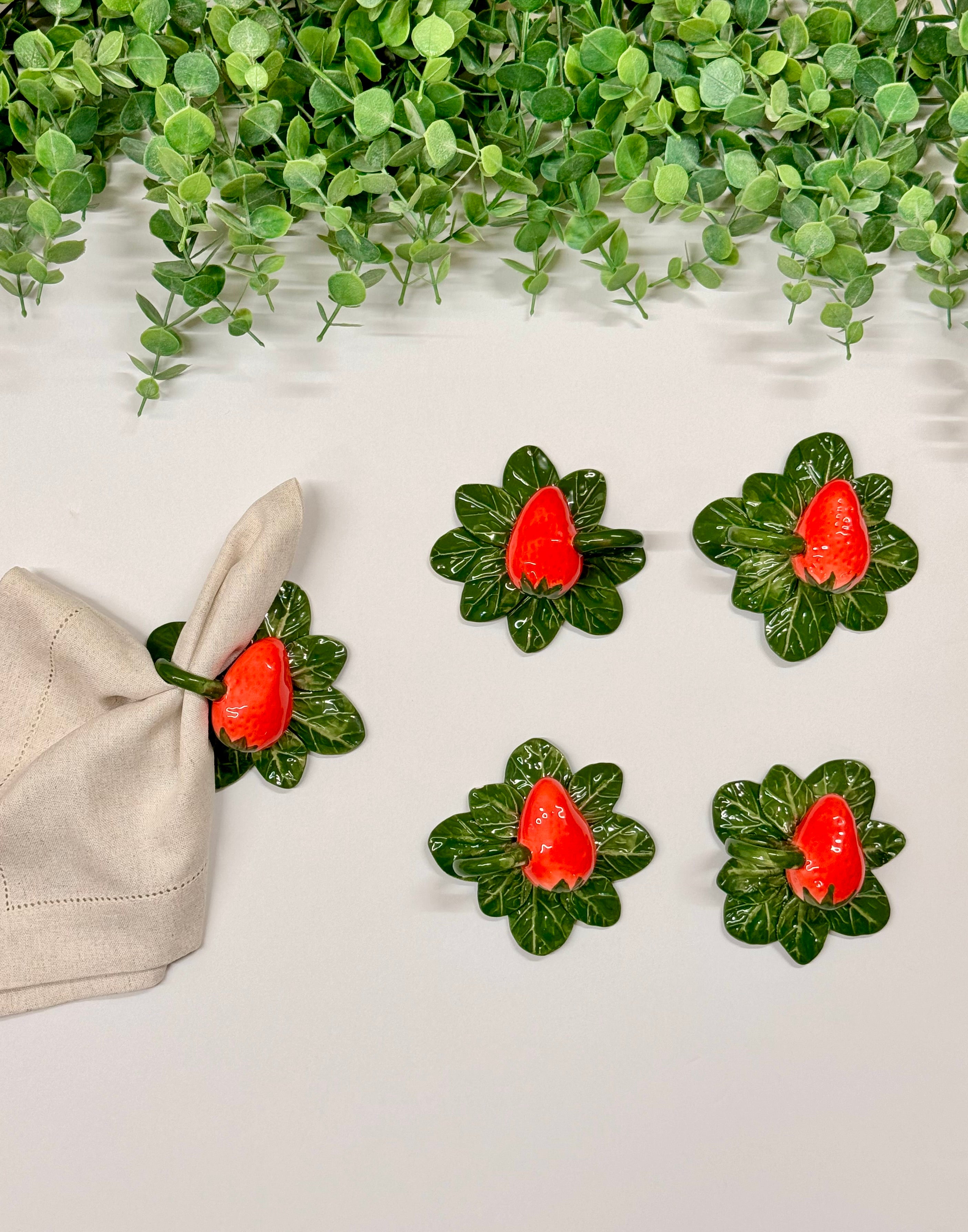 Strawberry N. Ring (set of 2)