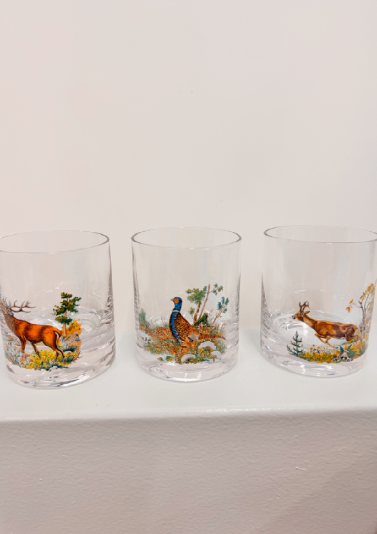 Pheasant Glasses (Set of 4)