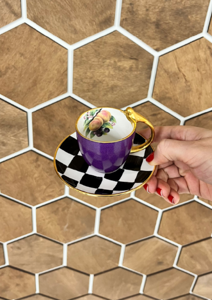 Fruits Chess Espresso Cups