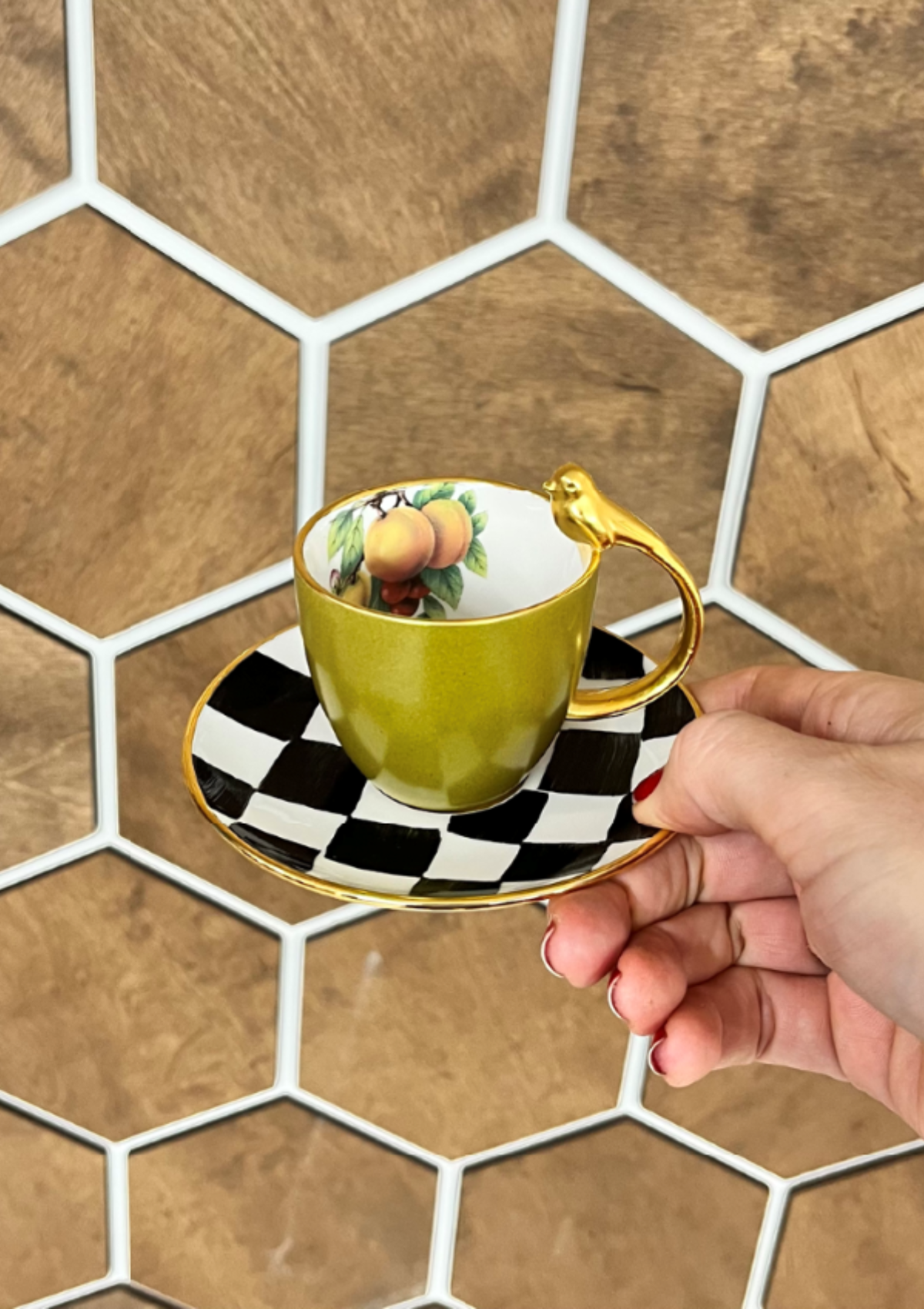 Fruits Chess Espresso Cups