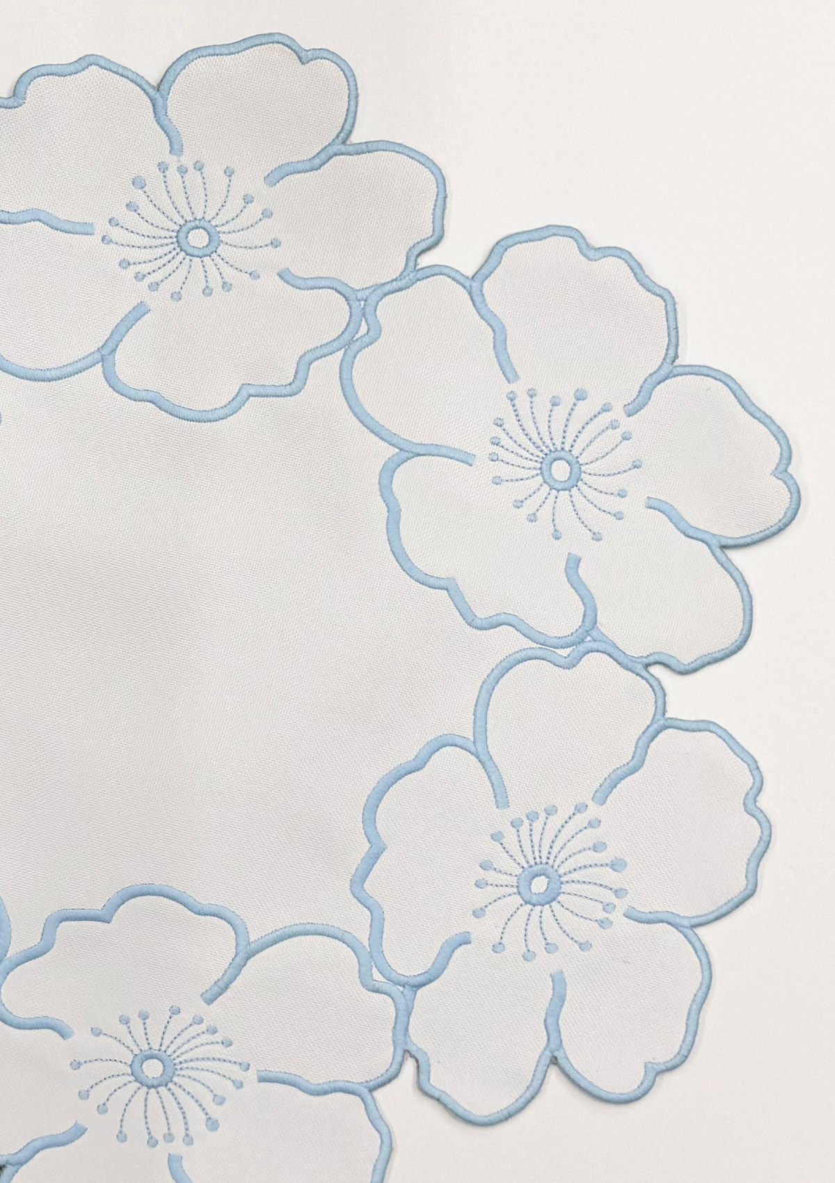 Hibiscus blue placemat