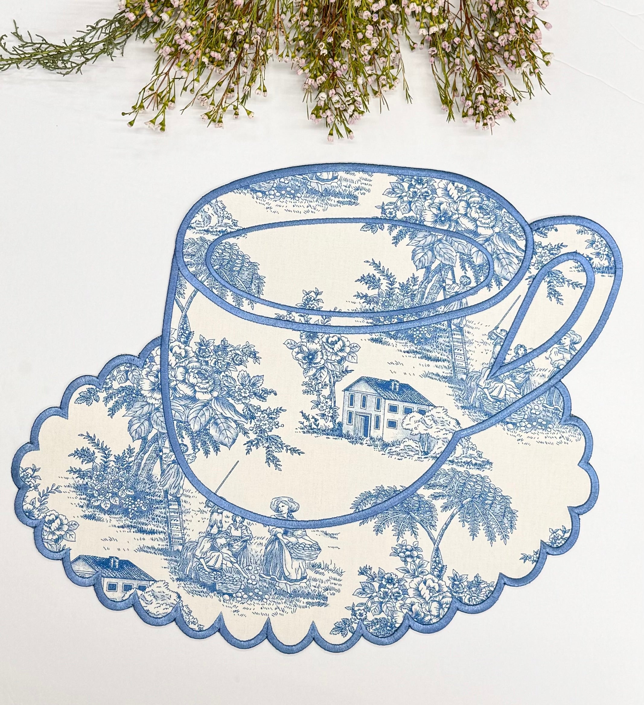 Blue Cup Placemat