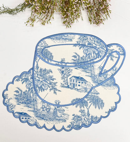 Blue Cup Placemat