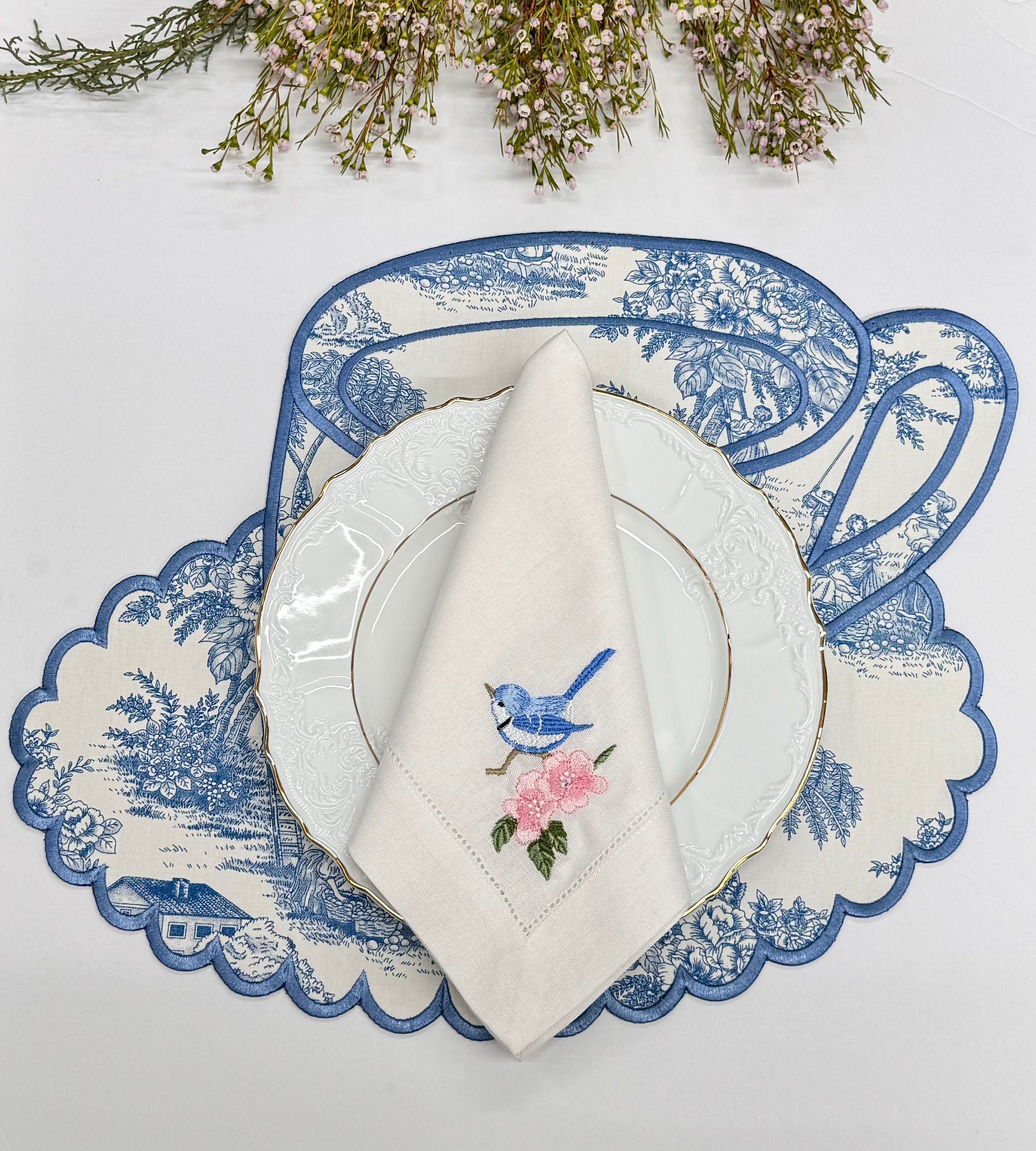 Blue Cup Placemat