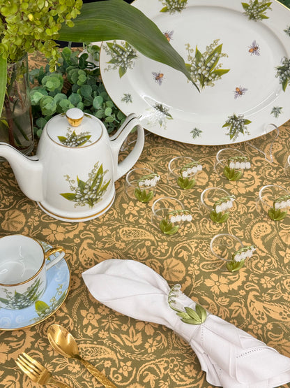 Lily Of The Valley Napkin Ring (Set of 10)