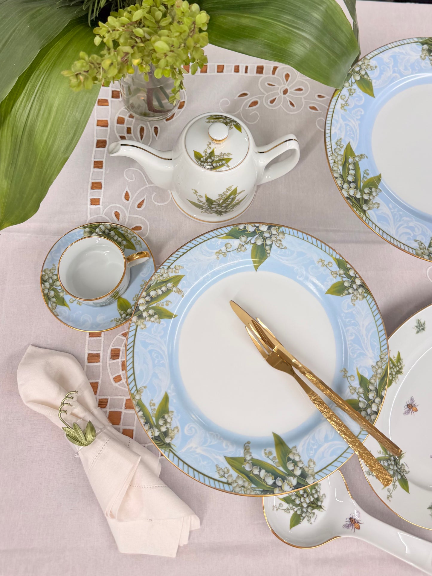 Lily Of The Valley Napkin Ring (Set of 10)