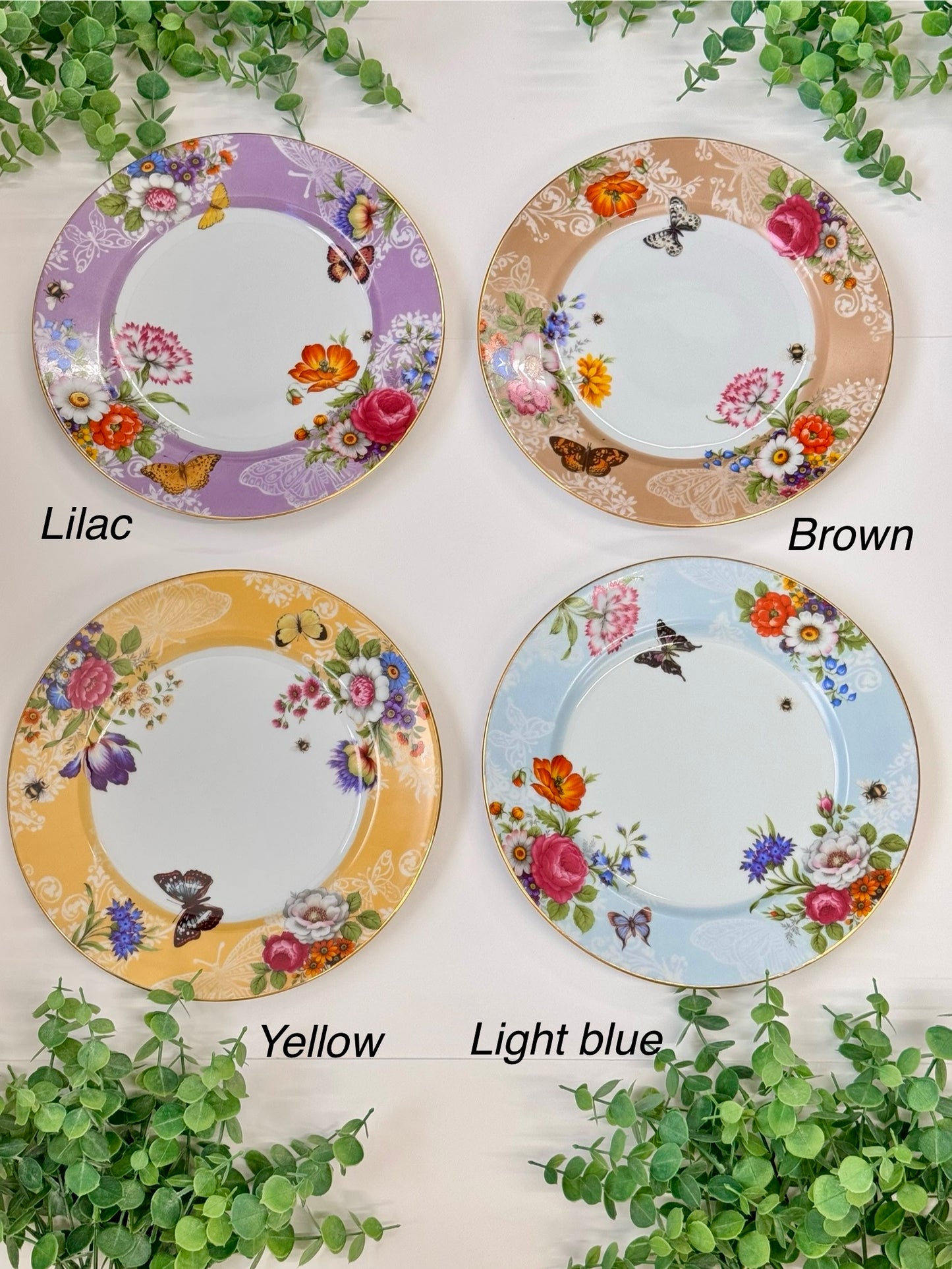 Spring Colorful Plates
