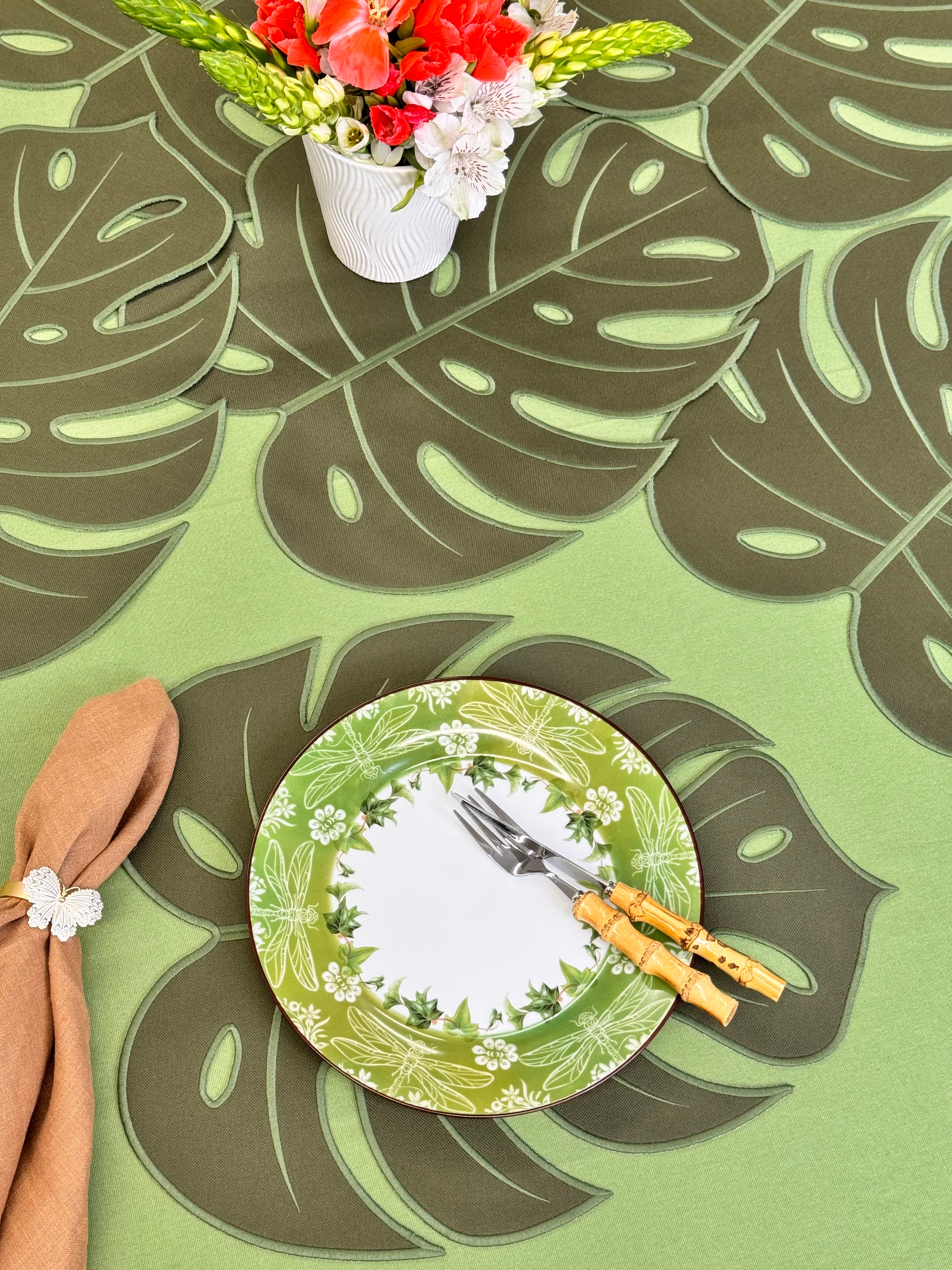 Leaf green placemat