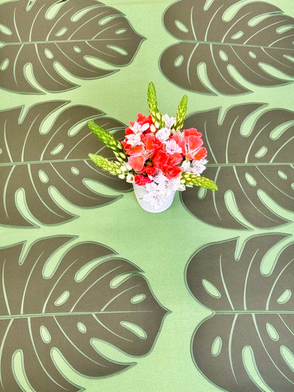 Leaf green placemat