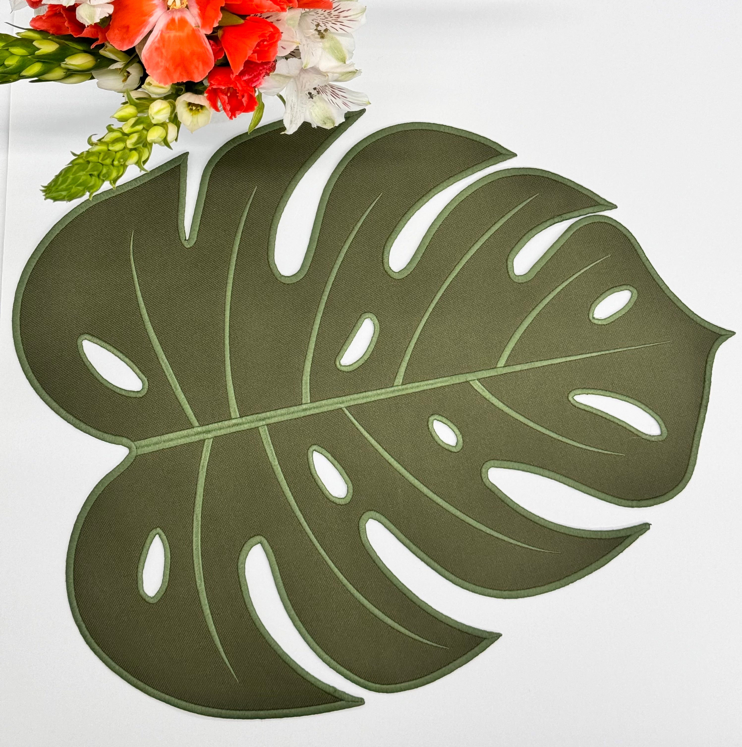 Leaf green placemat