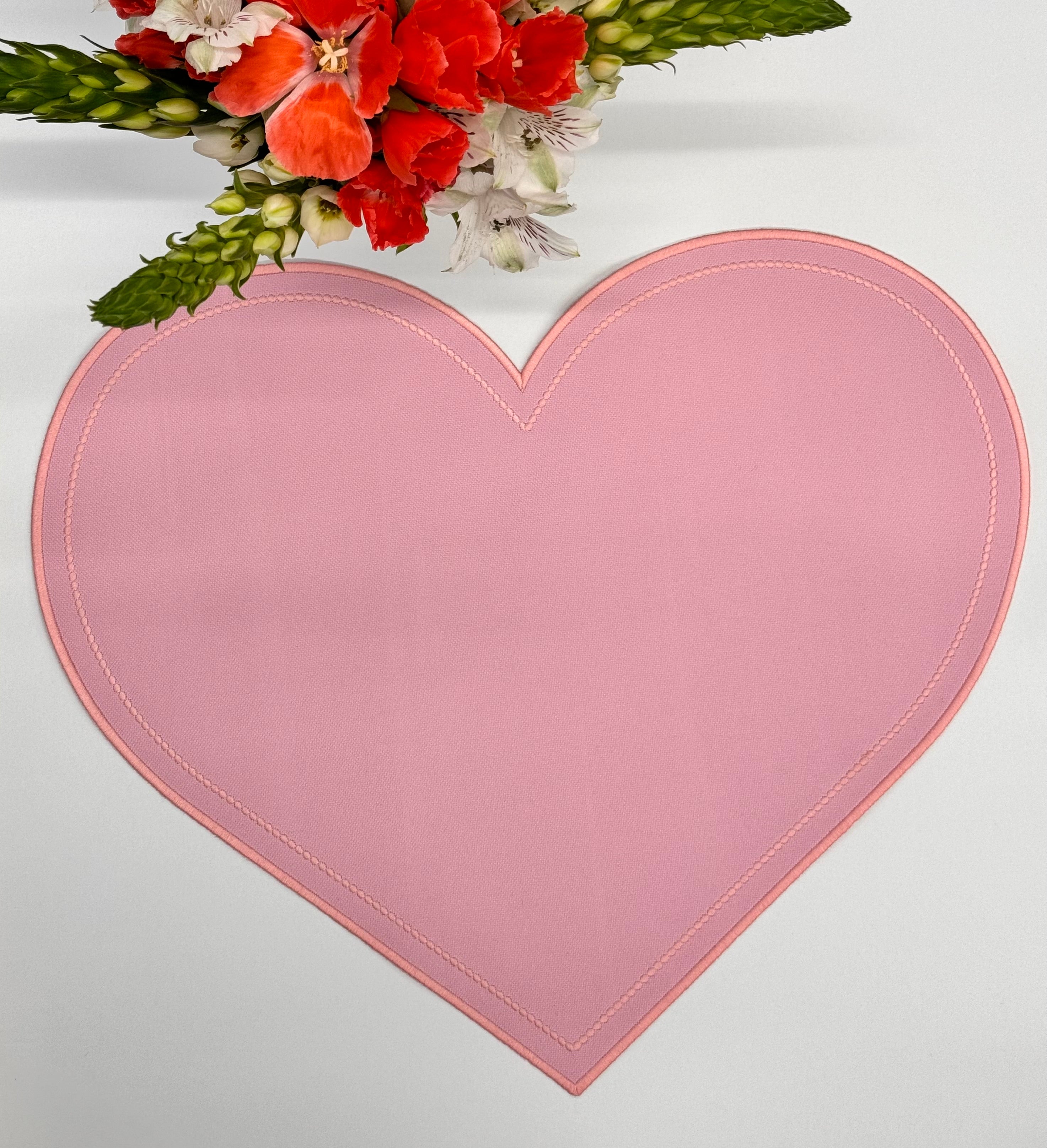 Pink Heart Placemat