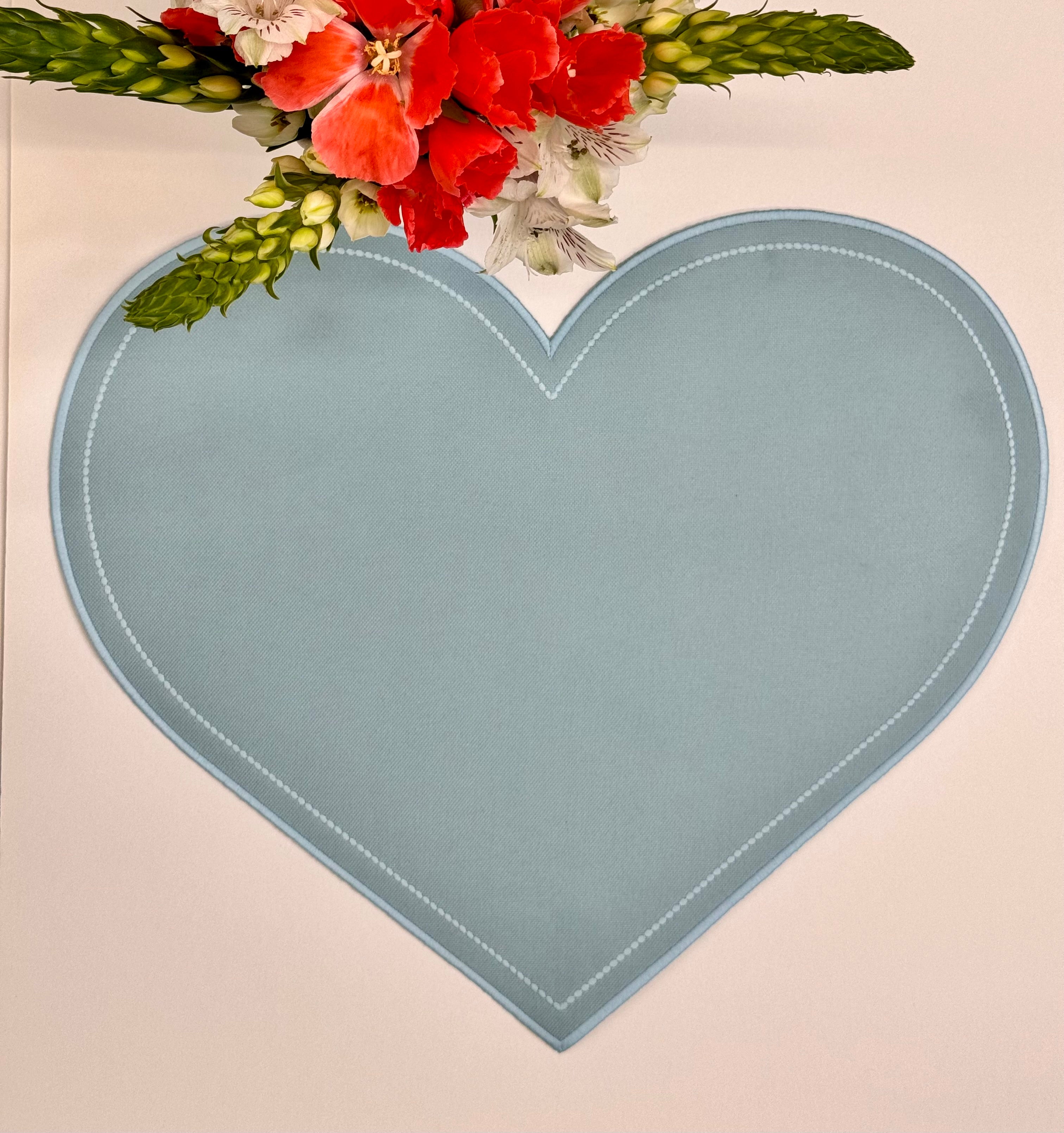 Blue Heart Placemat