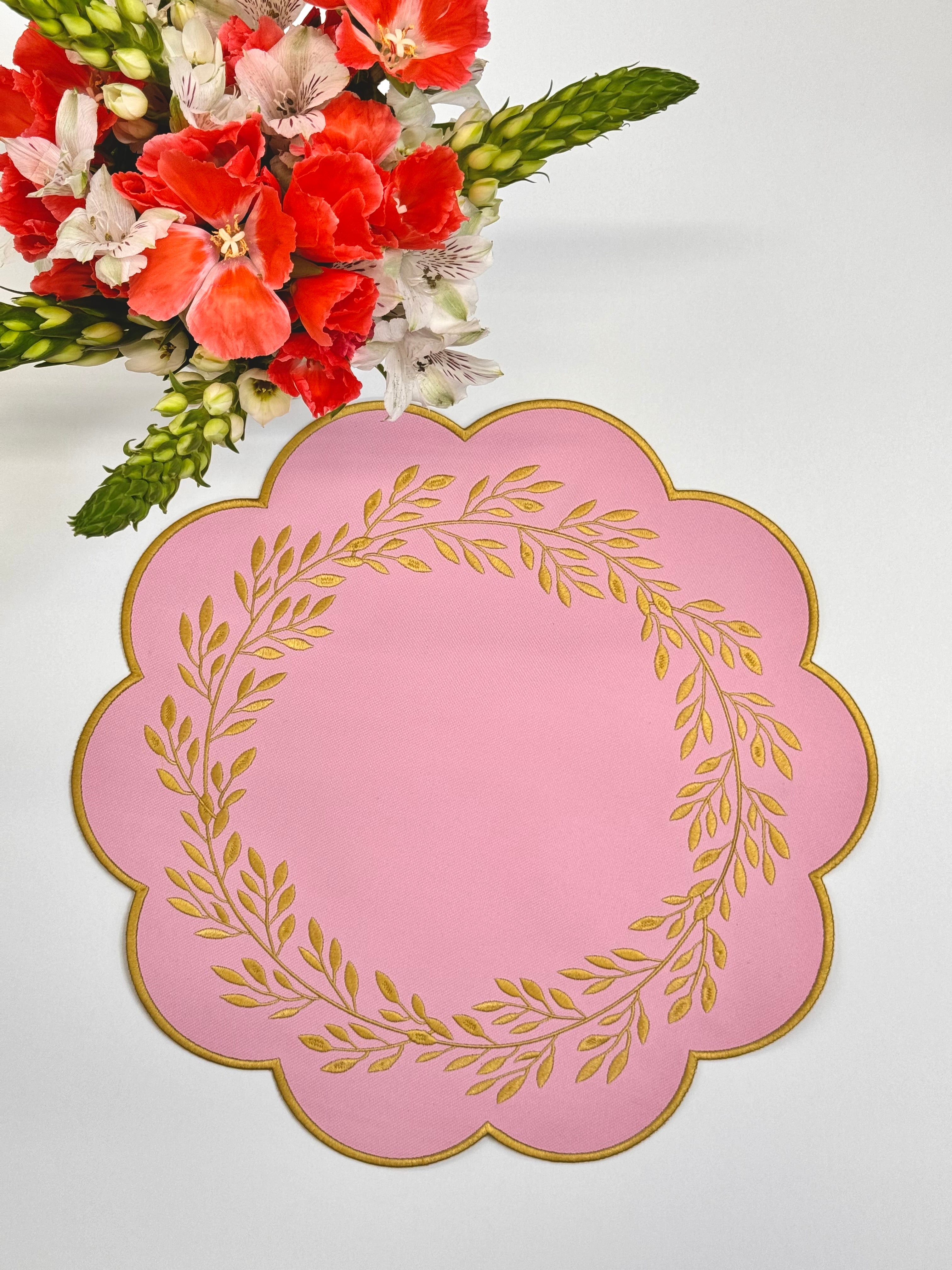 Pink & Gold Placemat