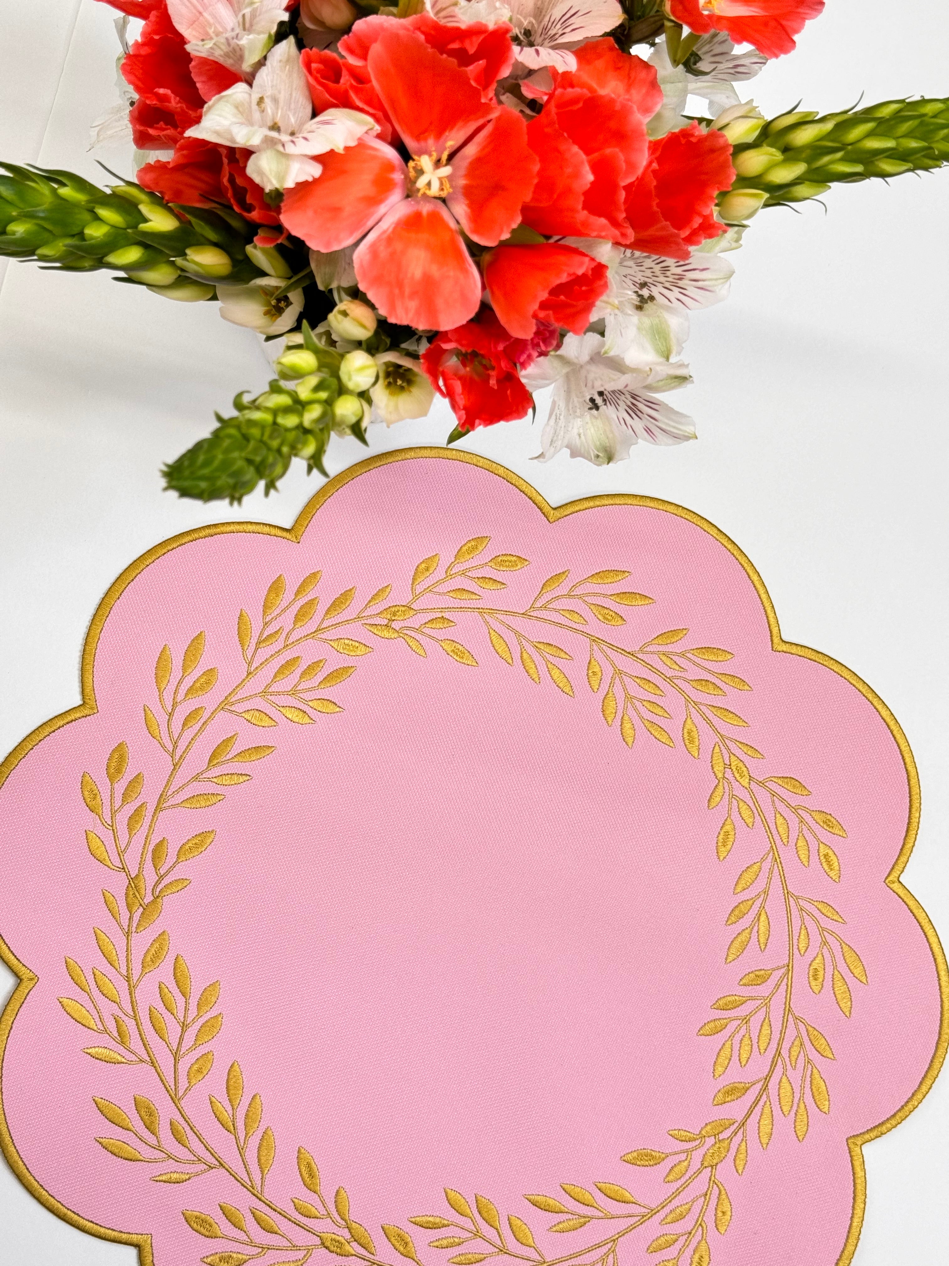 Pink & Gold Placemat