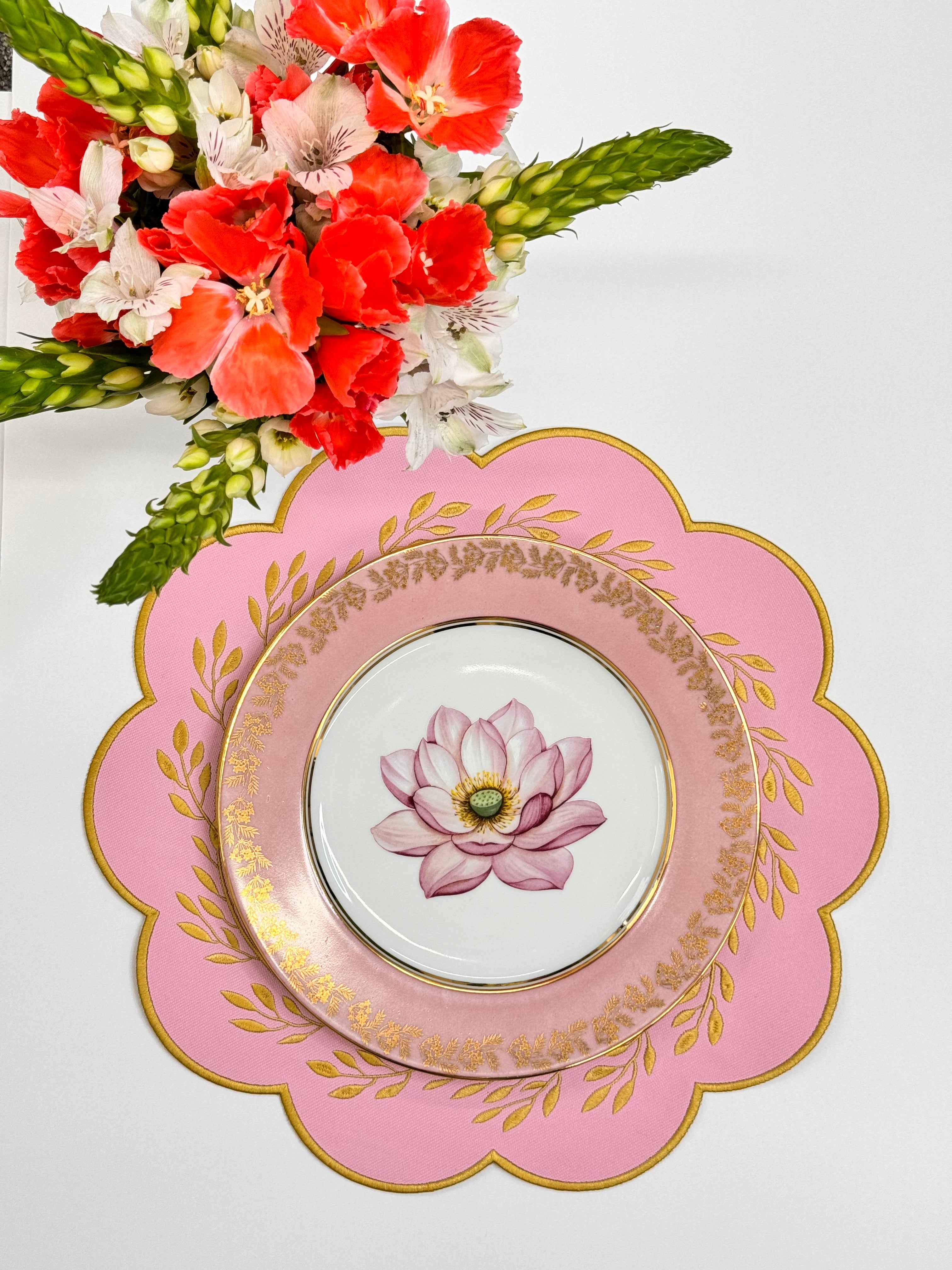 Pink & Gold Placemat