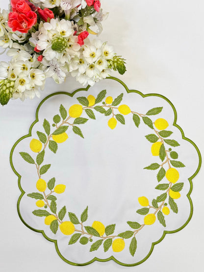 Lemon Garland Placemat