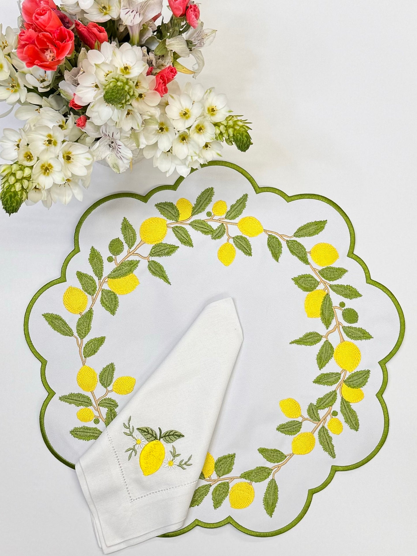 Lemon Garland Placemat