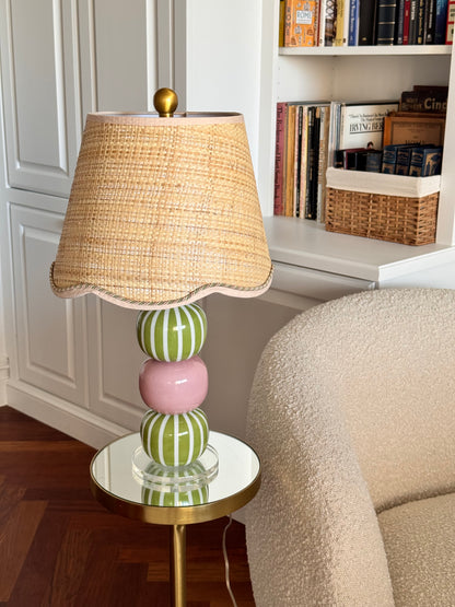 Pink & Green Lamp