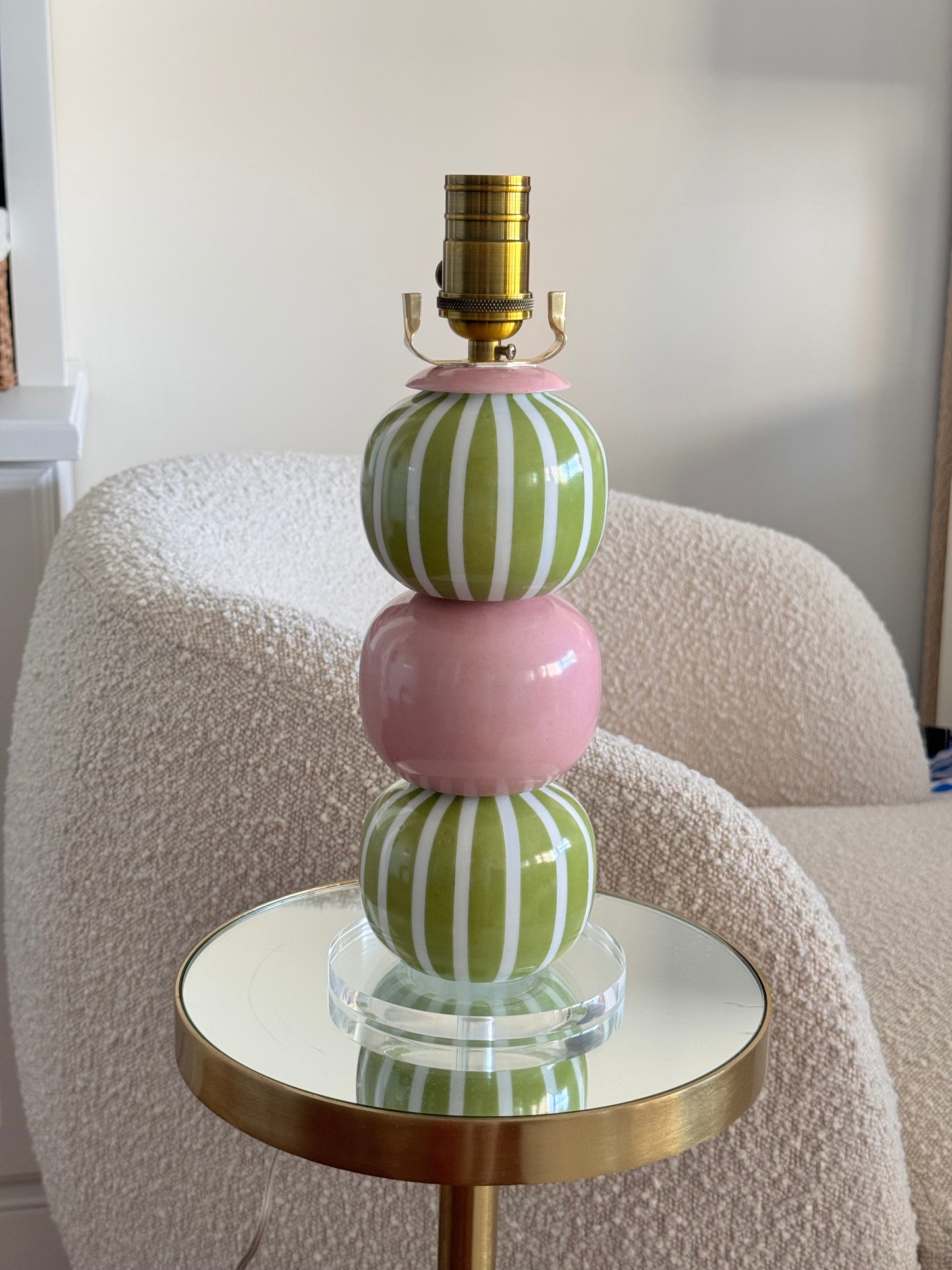 Pink & Green Lamp