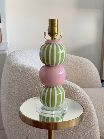 Pink & Green Lamp
