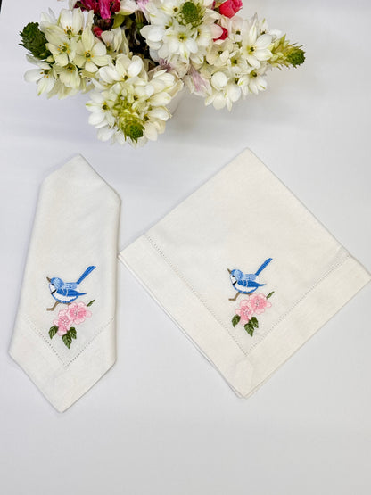 Blue Bird Napkin