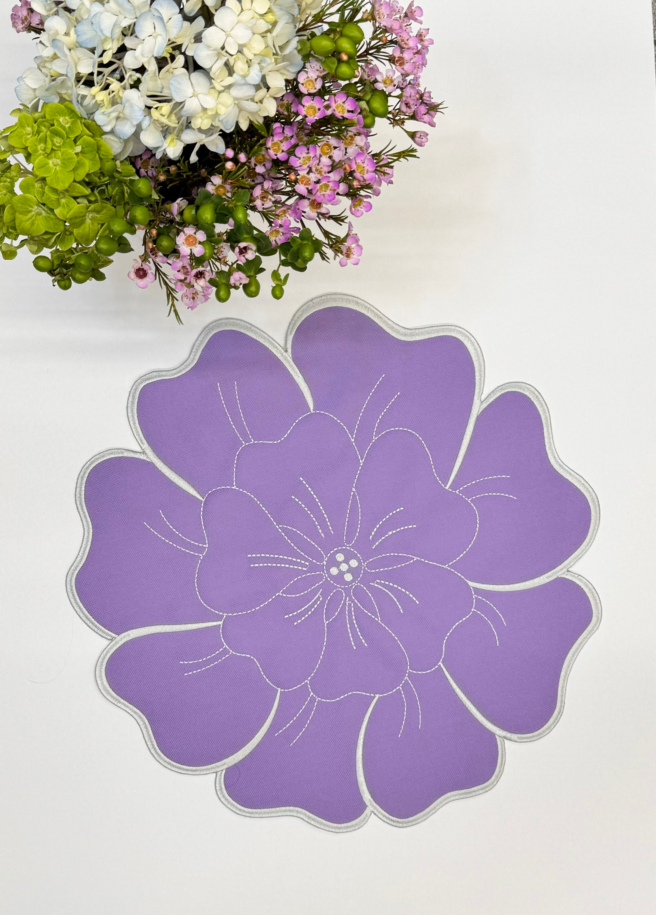 Lilac Flower Placemat