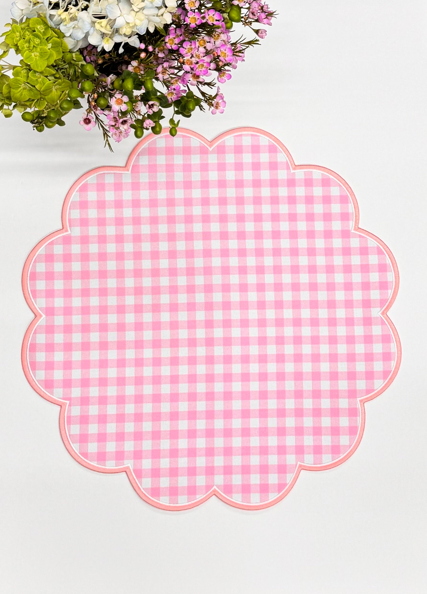 Pink Plaid Placemat