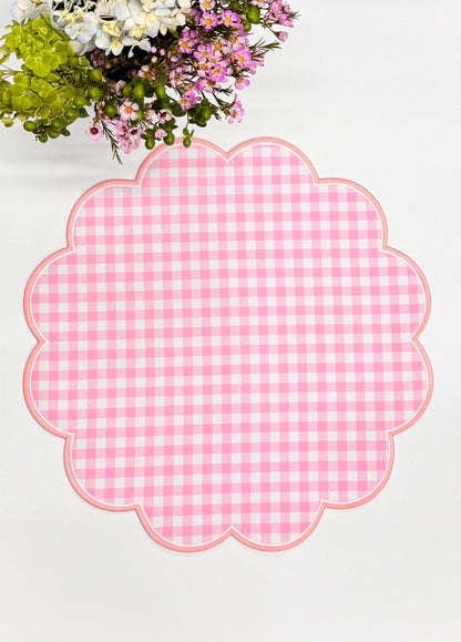 Pink Plaid Placemat