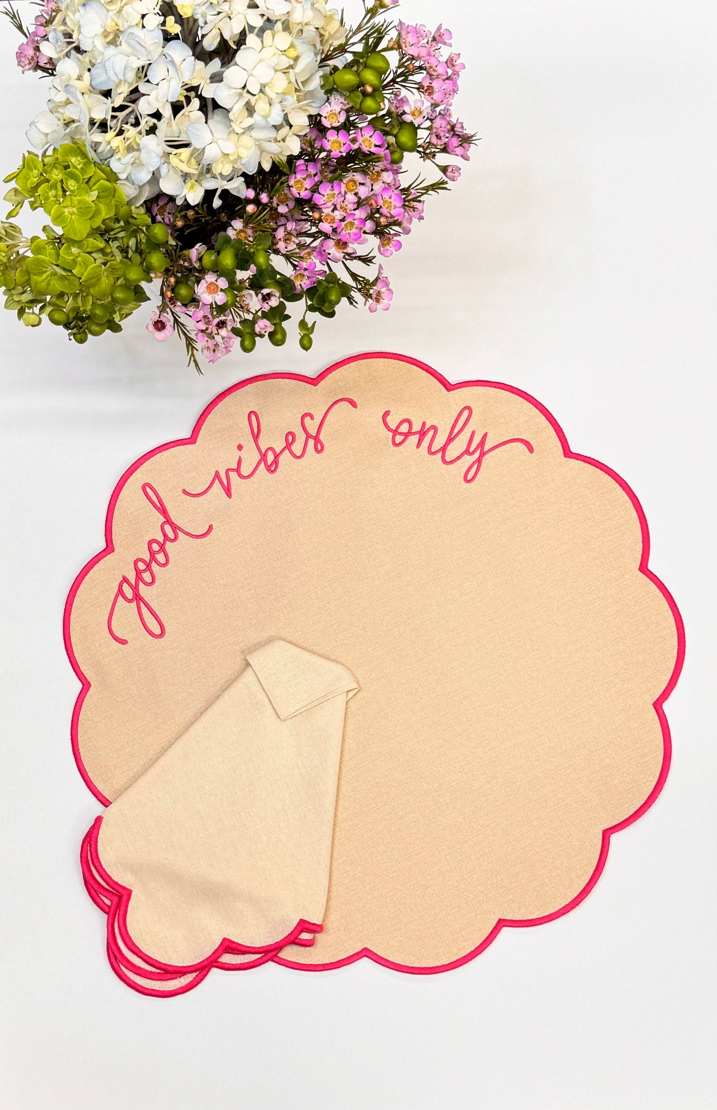 Good Vibes only Placemats (back in stock soon)