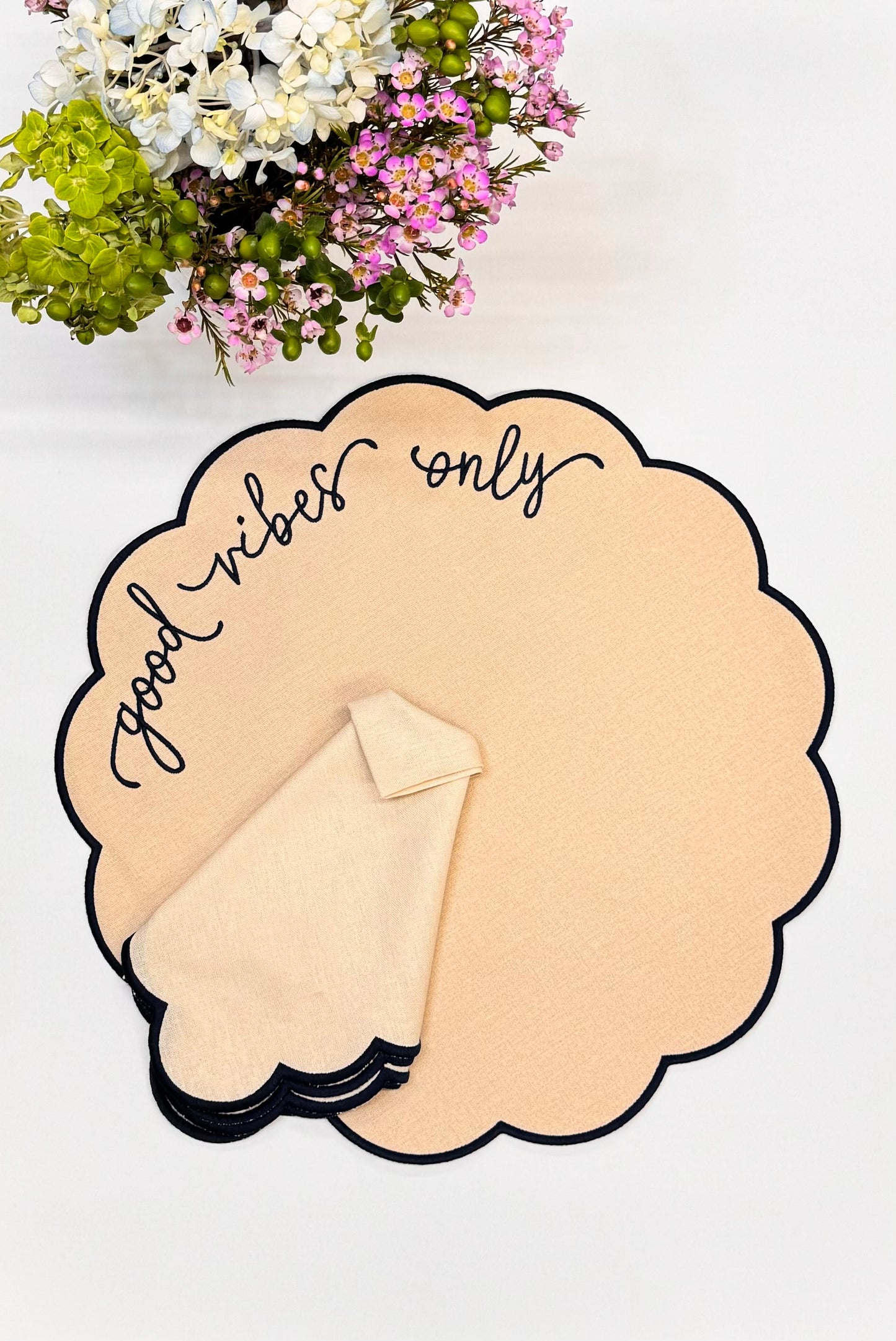 Good Vibes only Placemats (back in stock soon)