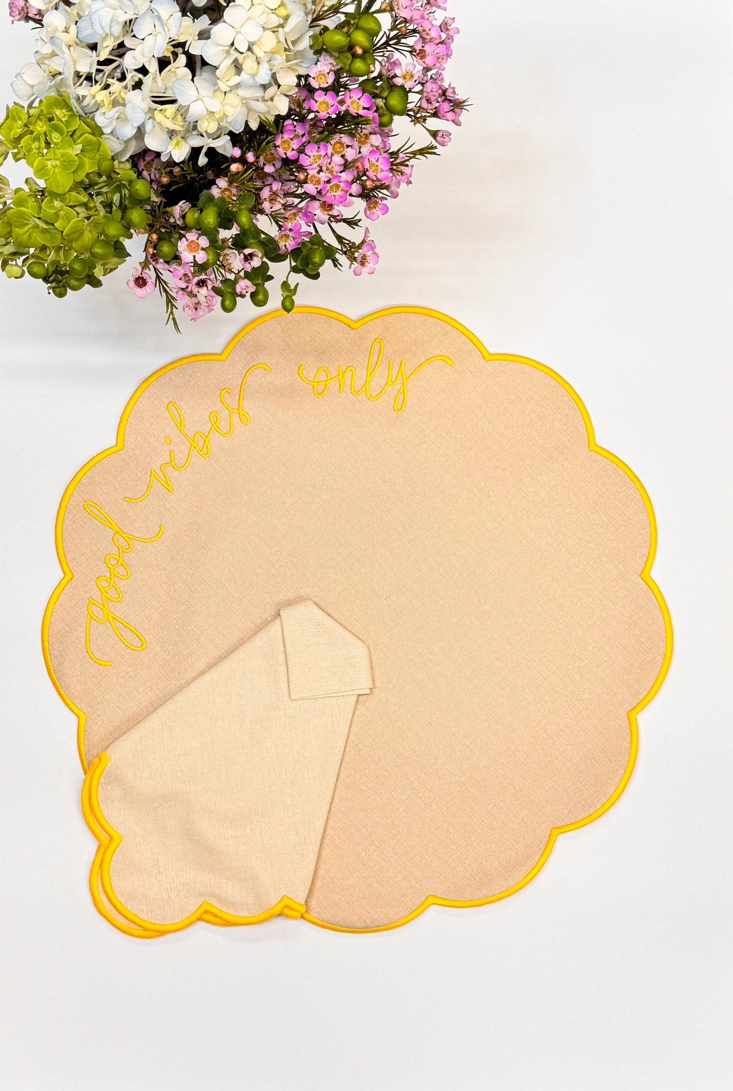 Good Vibes only Placemats (back in stock soon)