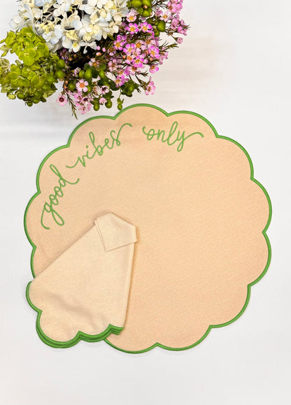 Good Vibes only Placemats (back in stock soon)