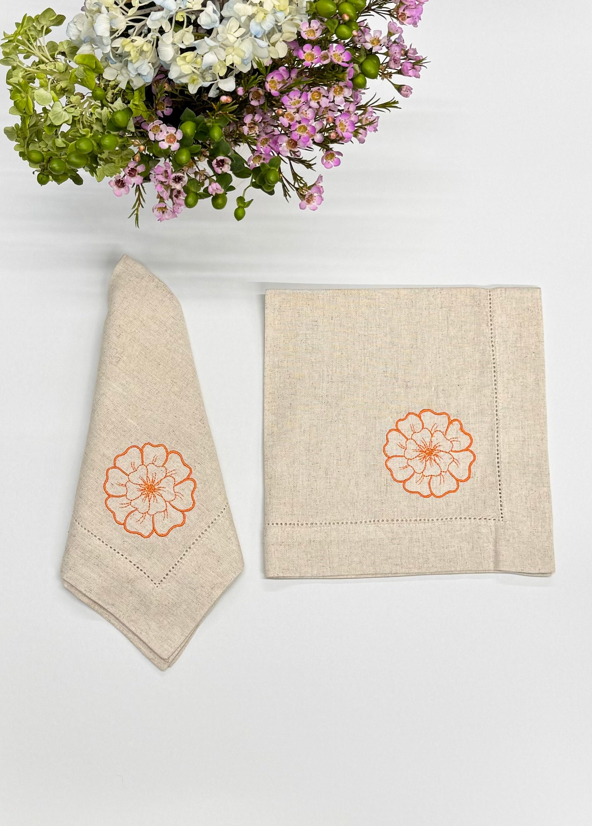 Lovart flower napkin