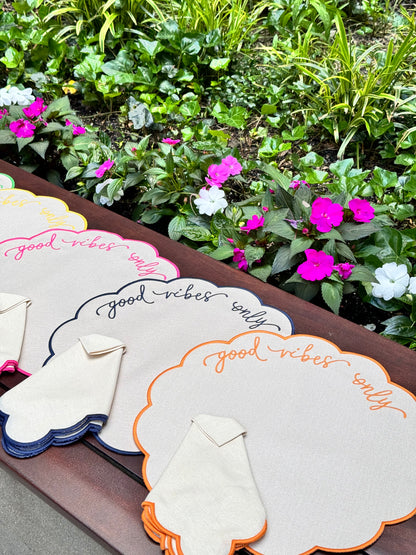 Good Vibes only Placemats (back in stock soon)