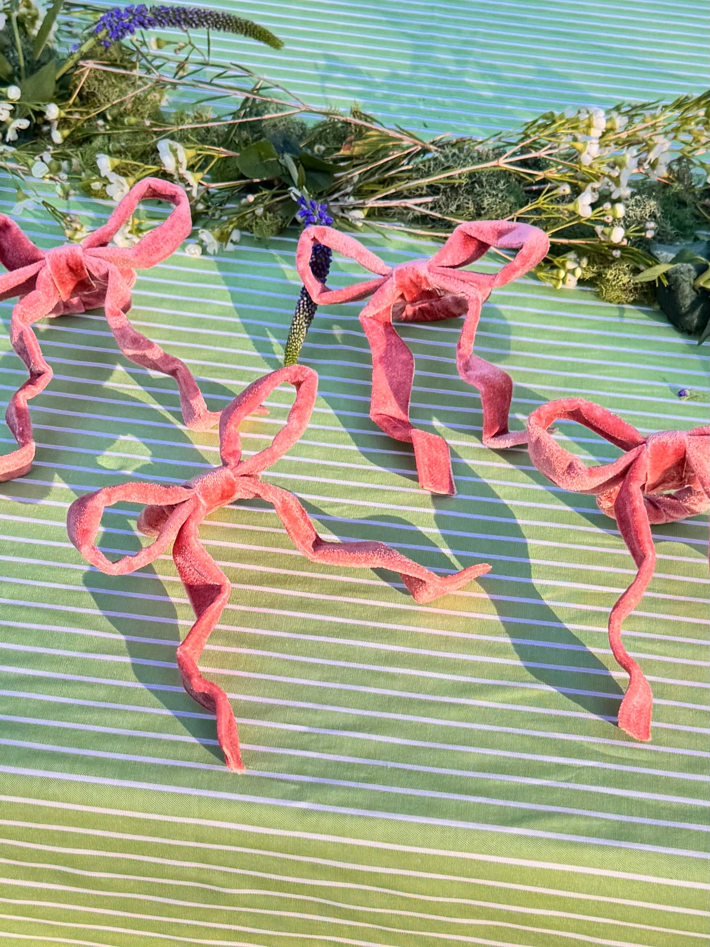 Velvet Bow Napkin Ring (Set of Two)