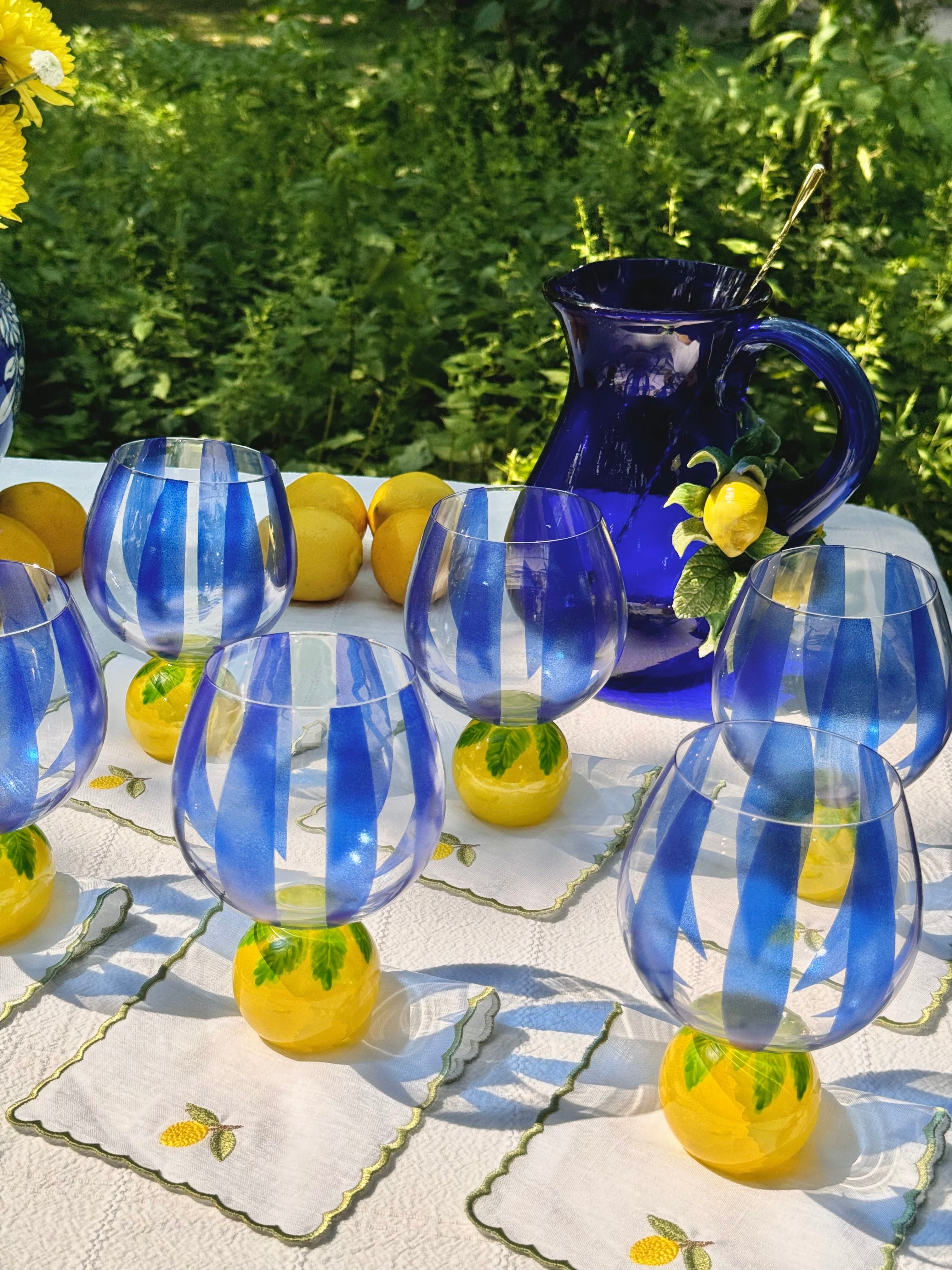 Lemon Ball Glasses