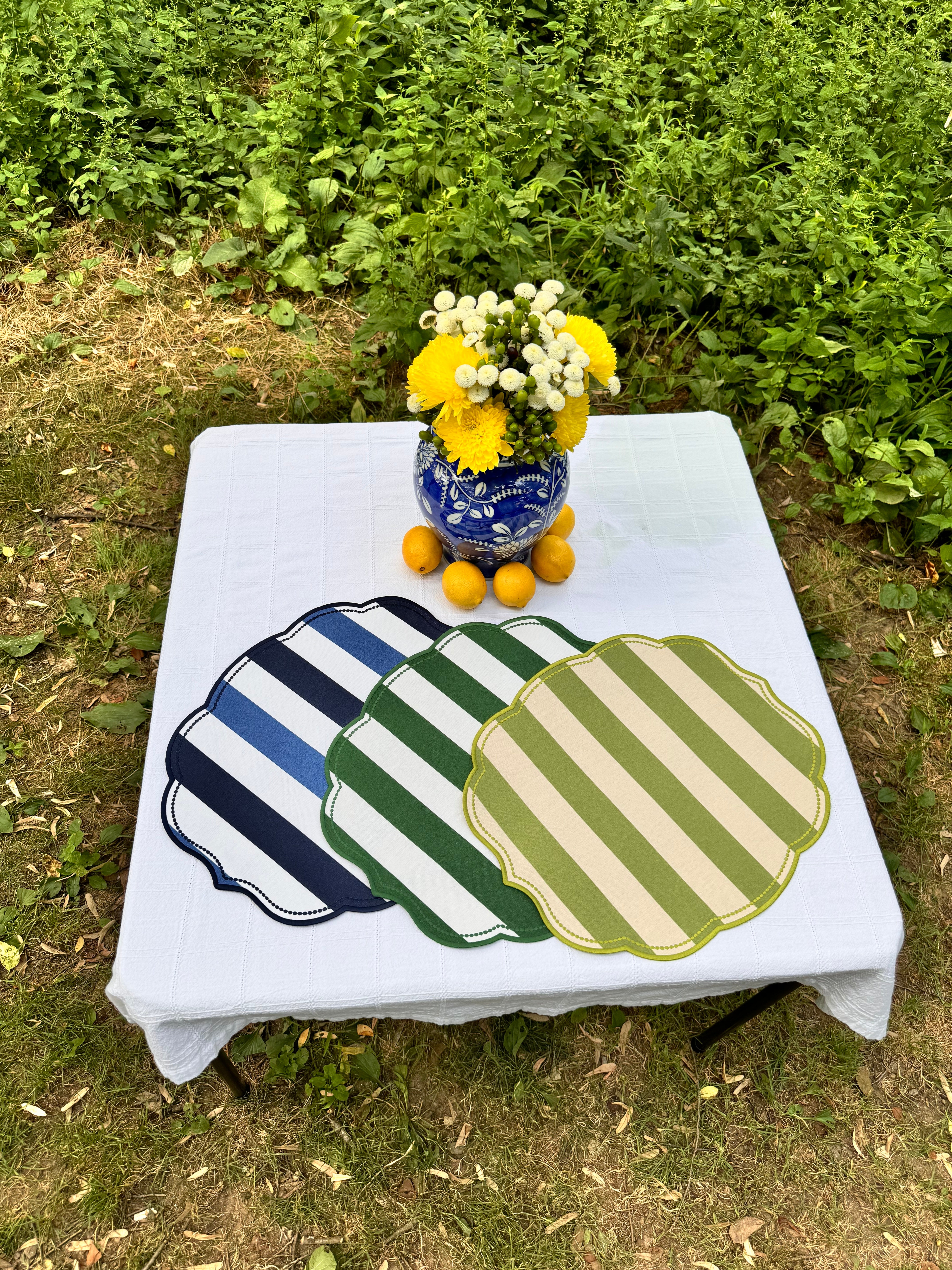 Blue Stripes Placemat