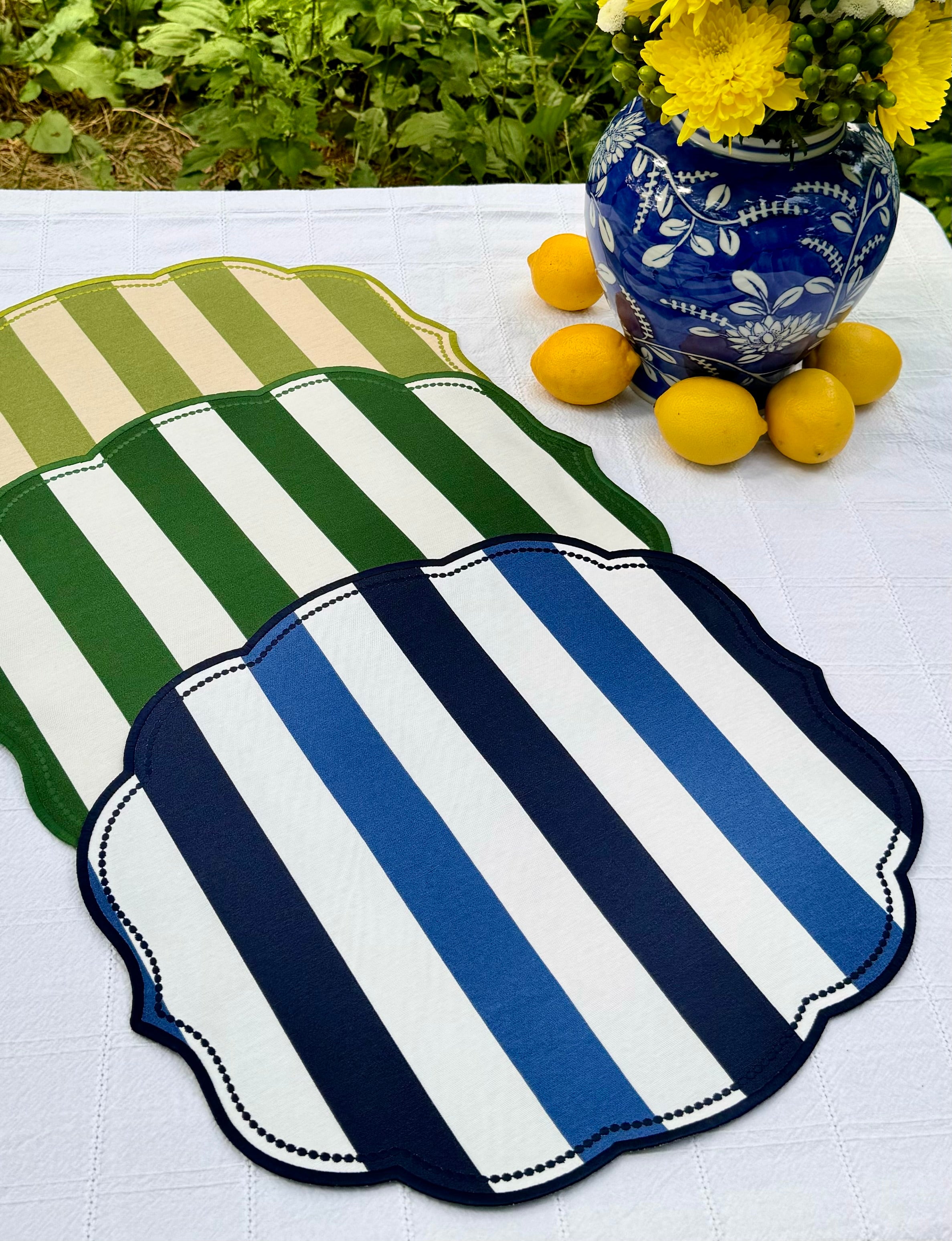 Blue Stripes Placemat