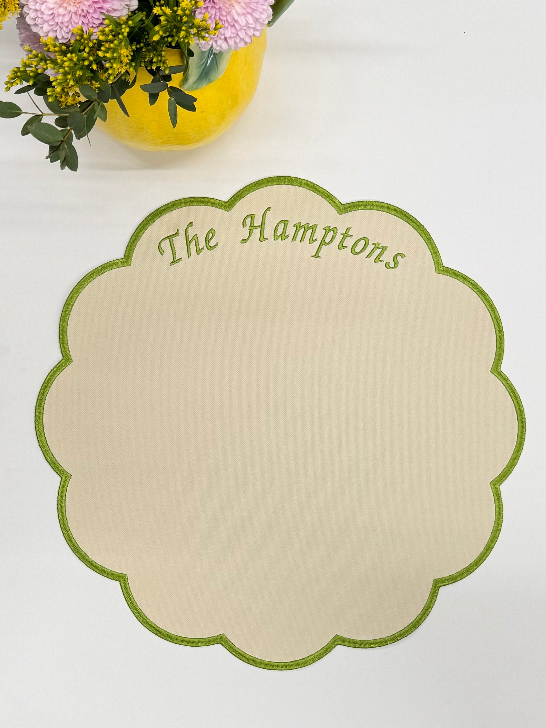 Colorful The Hamptons Placemat