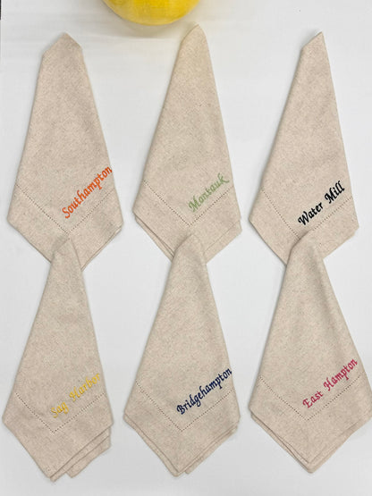 Colorful The Hamptons Napkin