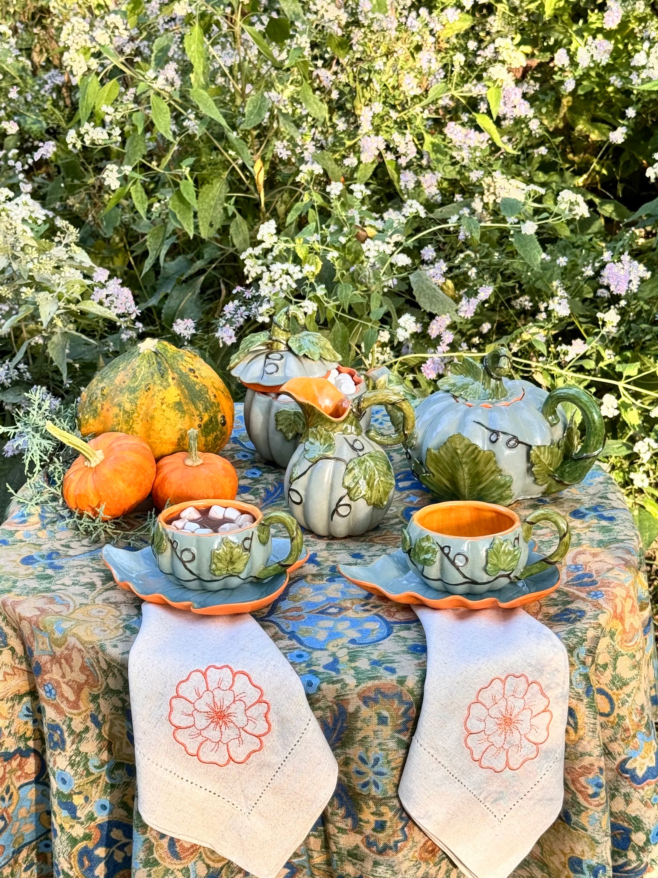 Pumpkin Tea Set