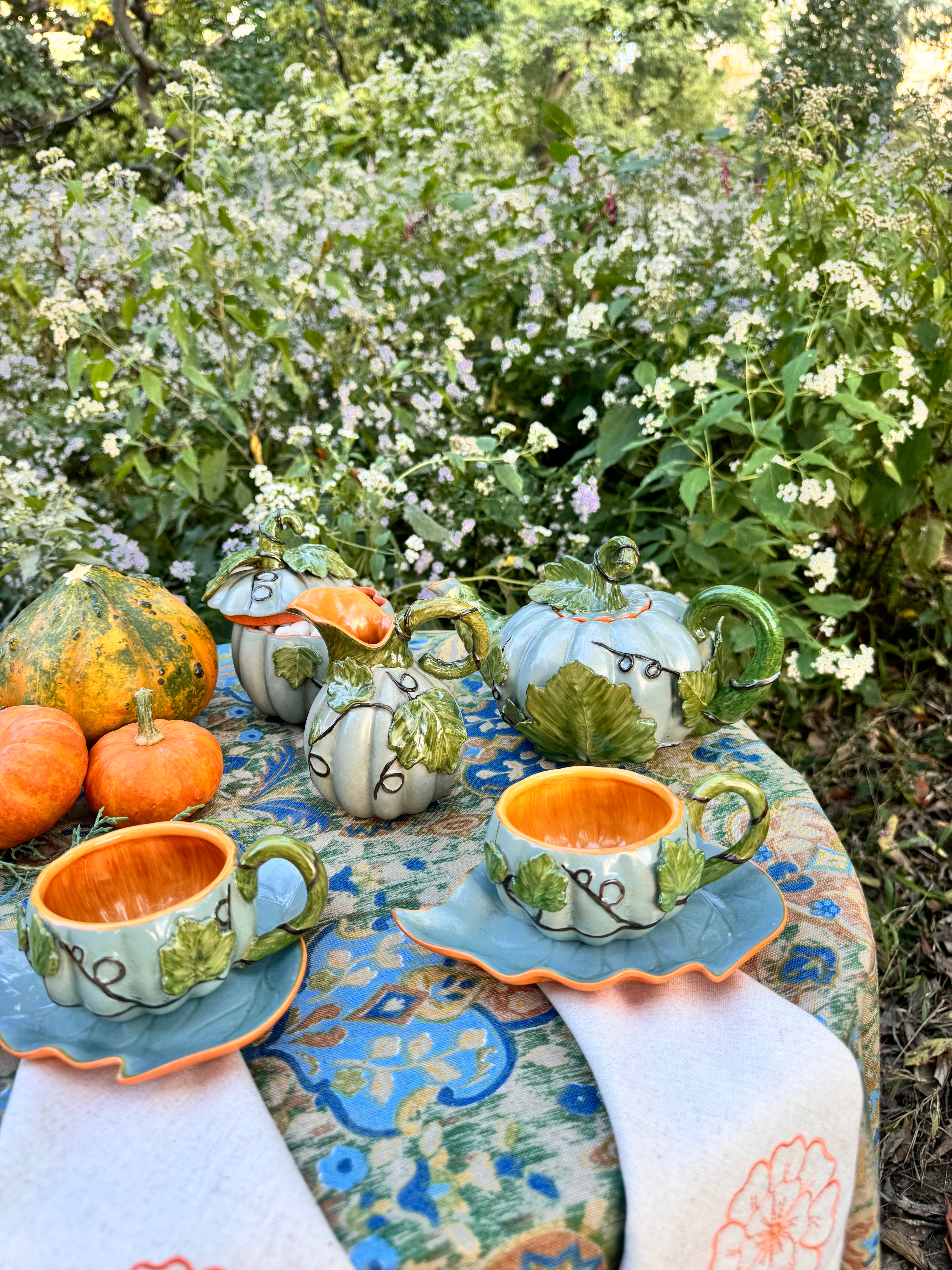 Pumpkin Tea Set