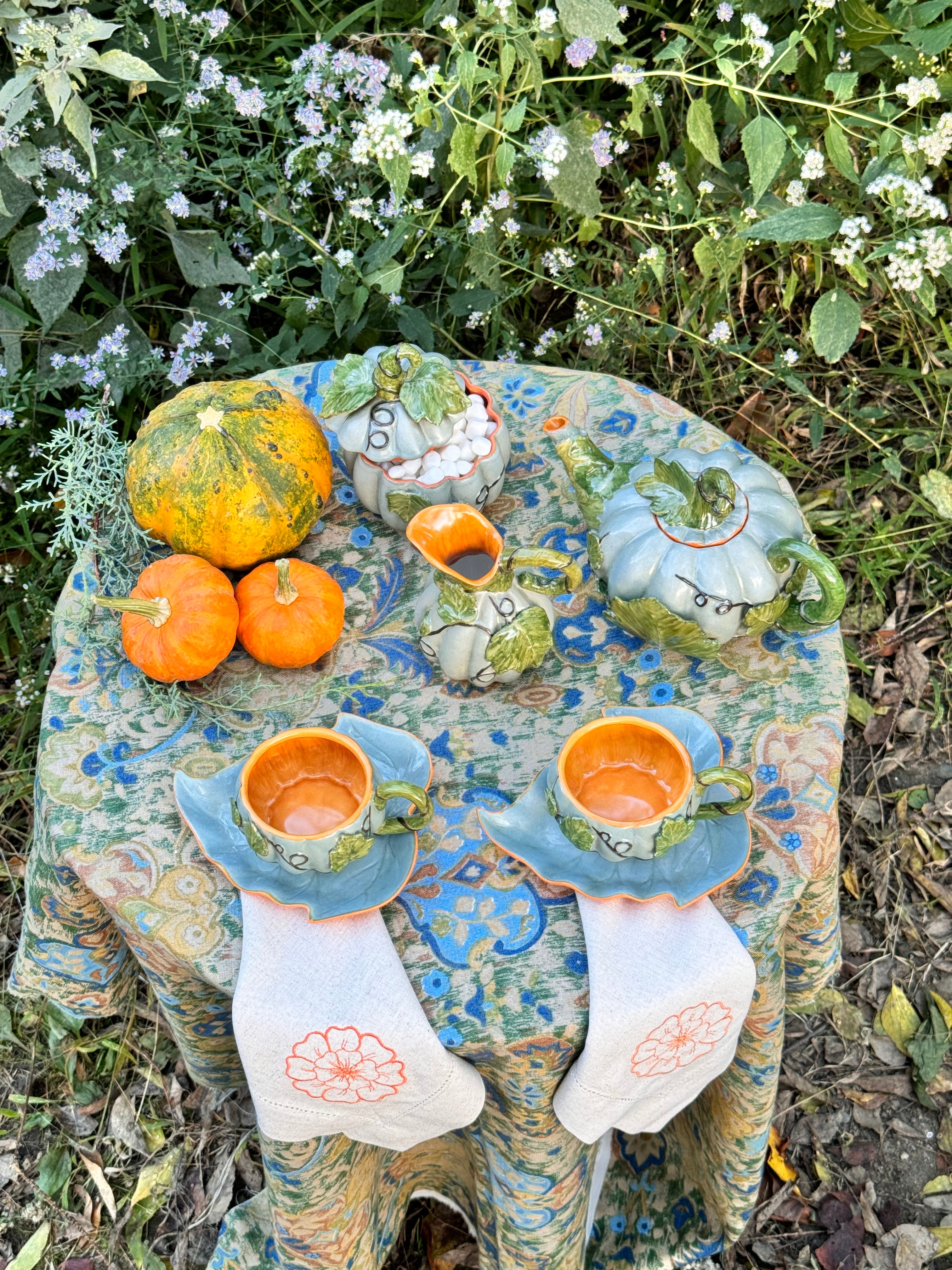 Pumpkin Tea Set