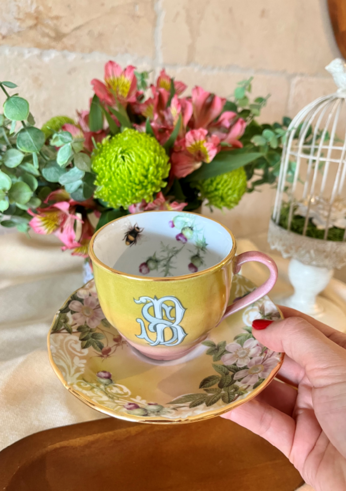 Monogram Tea Set